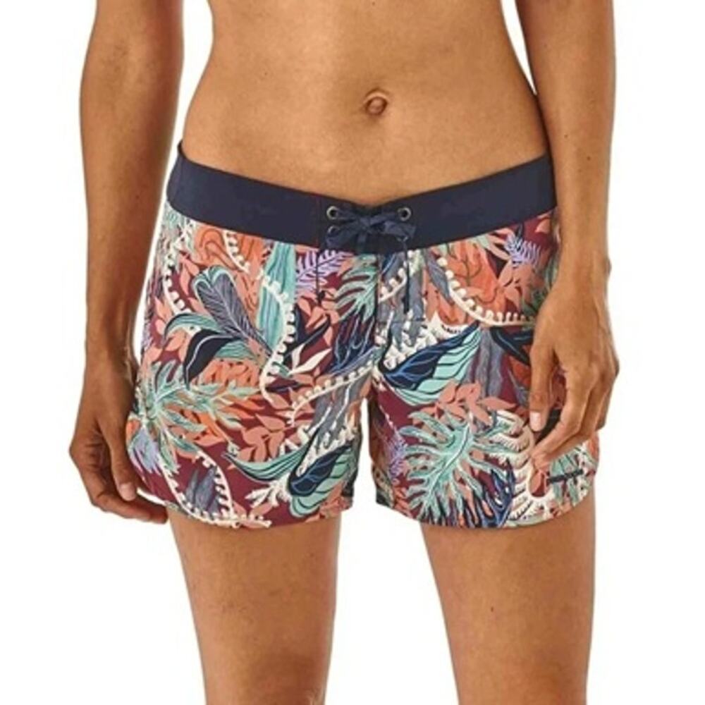 Patagonia Wavefarer Boardshorts Botanical Print Women’s Size 10
